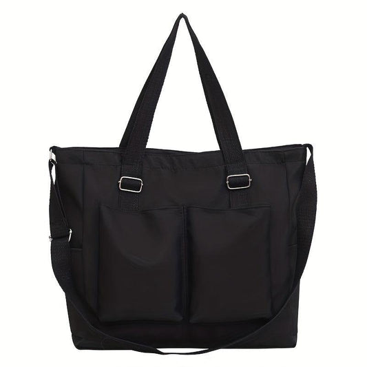 Minimalist Canvas Shoulder Bag Lightweight Crossbody Bag