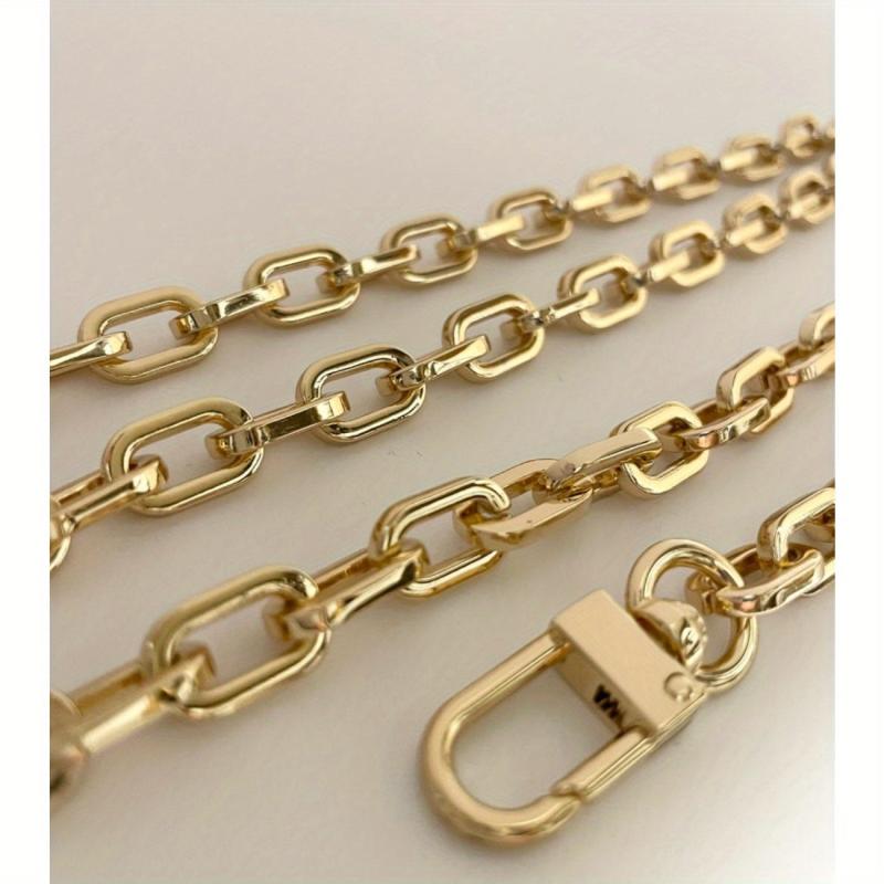 Metal Purse Chain Strap 9mm Thick O Ring Crossbody Bag Chain Replacement