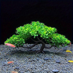 Fish Tank Simulation Tree Landscape Decoration