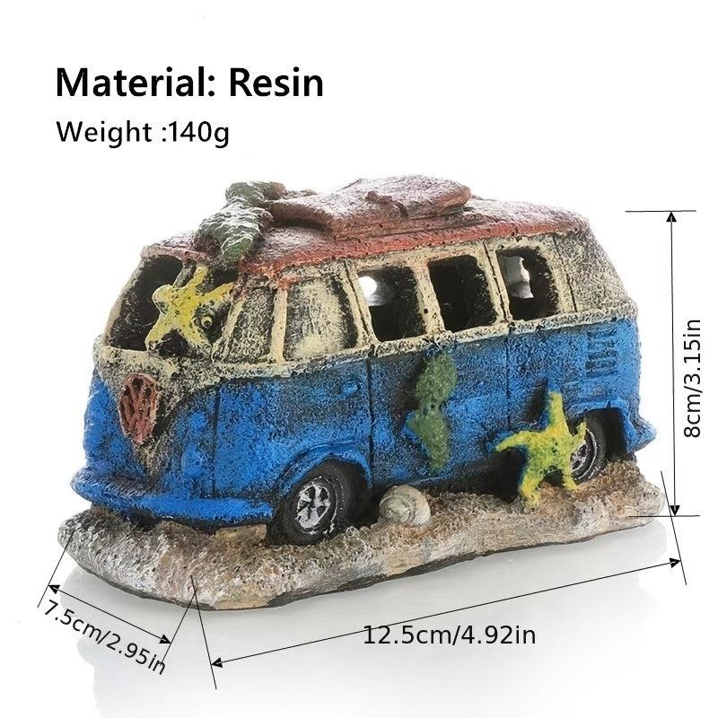 Resin Car Aquarium Decoration Hideouts Stone
