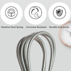 Aquarium Cleaning Brush Stainless Steel Flexible Tube