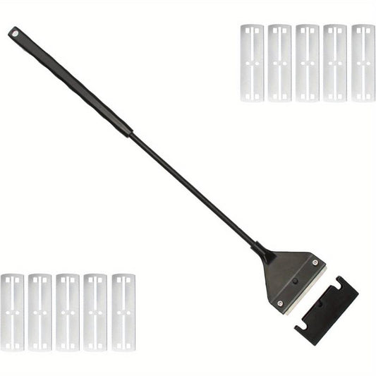 Algae Scraper For Glass Aquarium - 10 Replaceable Blades