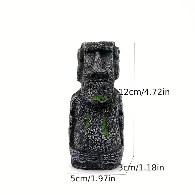 Aquarium Easter Island Pharaoh's Adornment Fish Tank Decoration