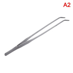 Stainless Steel Fish Tank Tweezers Water Grass Clip
