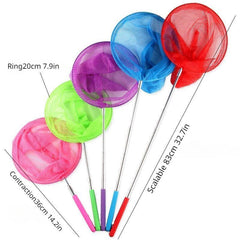 Retractable Stainless Steel Insect Butterfly Catching Net