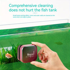 Magnetic Brush Glass Cleaning Tool Double Sided Scrubber