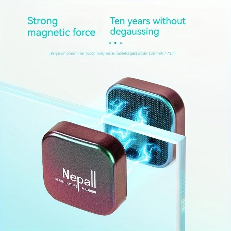 Magnetic Brush Glass Cleaning Tool Double Sided Scrubber