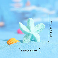 Resin Mini Starfish Crafts For Fish Tanks Ponds Simulated Decorative Ornament