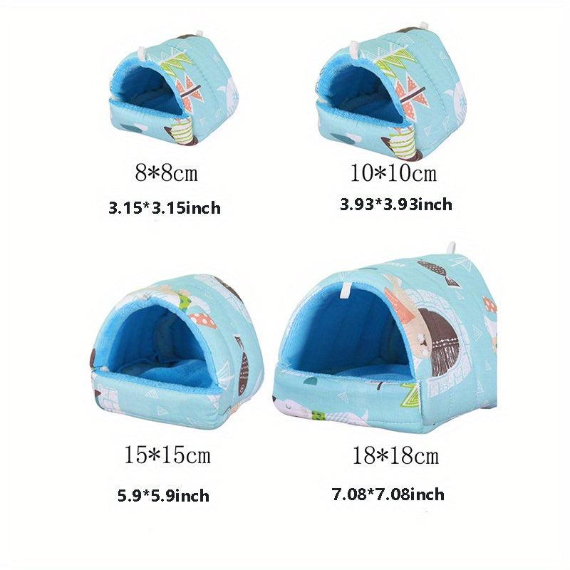 Small Animal Cozy Bed Cave for Guinea Pig Hamster Rabbit Hedgehog