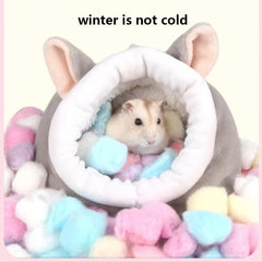 50pcs Random Pet Hamster Warm Balls Small Animal Nest for Autumn and Winter