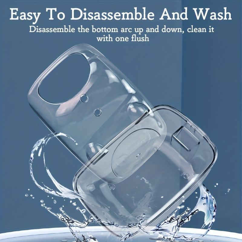 Hamster Transparent Sand Bath Container Splash-proof