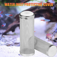 Fish Tank Filter Stainless Steel Inlet Mesh Shrimp Nets