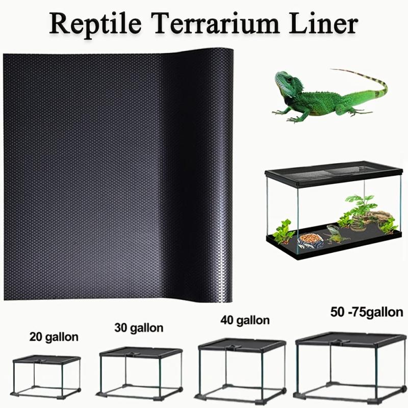 1pc Reptile Terrarium Liner Easy to Clean Textured Surfaces Prevent Slipping