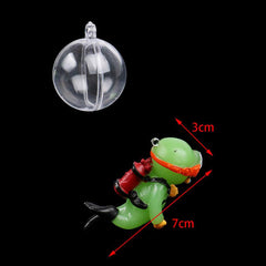 Luminous Green Mini Diver Fish Tank Ornament