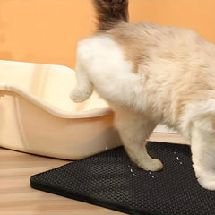 Cat Litter Pad Honeycomb Washable Mat Trapping Toilet Cleaning Supplies