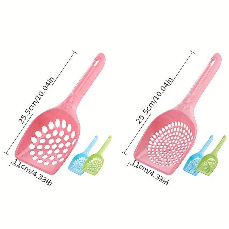 Durable Plastic Cat Litter Scoop Easy to Clean Pet Care Sand Waste Scooper Shove