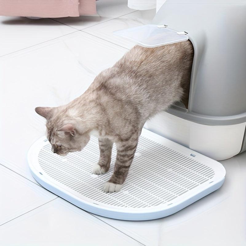 Double Layer Cat Litter Mat Urine Proof Litter Trapping Mat Easy to Clean