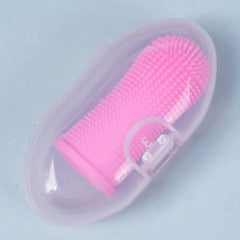 Silicone Fingertip Toothbrush for Dogs and Cats - Easy and Effective Dental Care