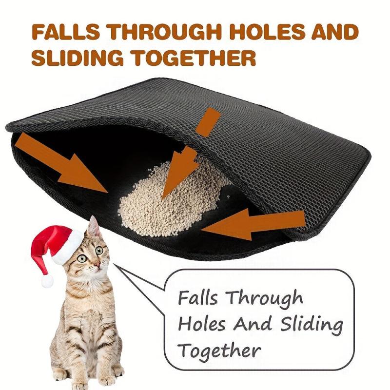 Waterproof Cat Litter Mat Easy To Clean Non Slip Cat Mat