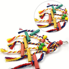 Bird Chew Toy Funny Cotton Rope Parrot Toy Bite Resistant