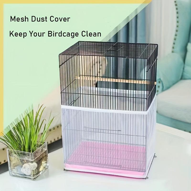 Parrot Seed Catcher Mesh Net Cover for Tidy Cages