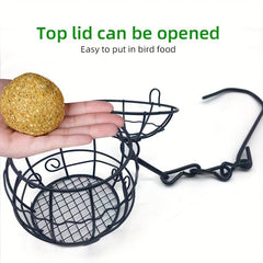 Decorative Bird Feeder for Garden, Hanging Food Dispenser for Wild Birds