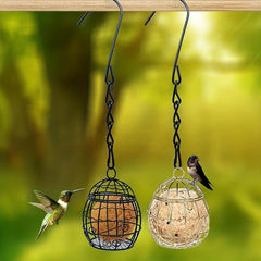 Decorative Bird Feeder for Garden, Hanging Food Dispenser for Wild Birds