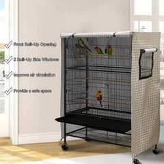 Birdcage Cover Night Sleep Helper Breathable Dust Proof Parrot Cage Washable