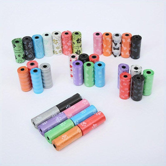 12 Dog Poop Bags for Outdoor Walks and Travel