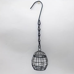 Outdoor Bird Cage Feeder Spring Hanging Bird Feeder Garden Yard Feeder