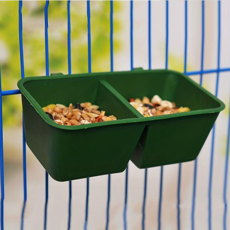2pcs Animal Feeding Boxes Universal Food Container For Bird Rabbit Cage