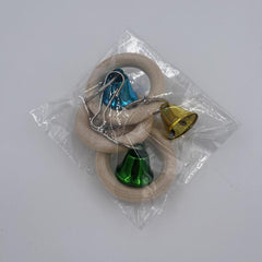 Bird Chew Toy Bell String Toy For Parrots Interactive Chain Toy