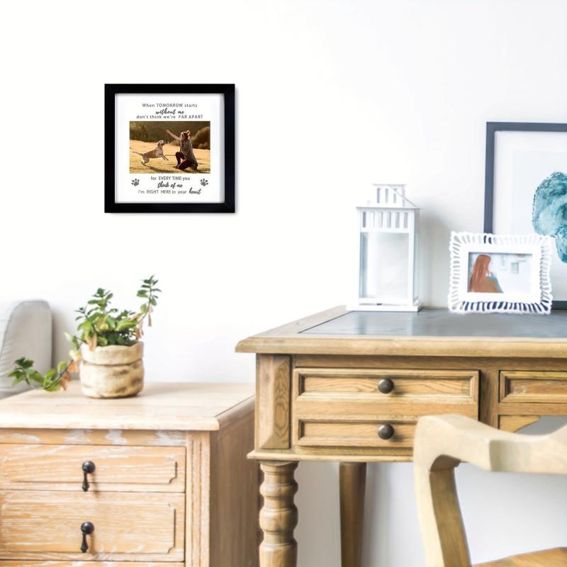Dog Memorial Picture Frame Pet Loss Gift Sympathy Pet Tribute Keepsake