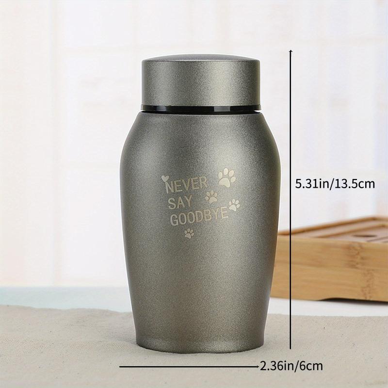 Custom Engraved Metal Pet Urn for Dog Cat Ashes