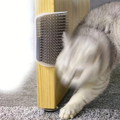 Cat Corner Tickling Comb Self Massage Brush Pet Supply