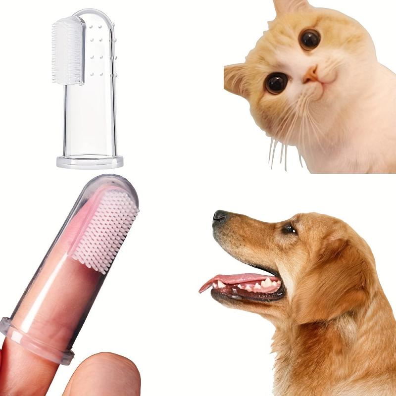 Pet Finger Toothbrush for Cats Soft Bristles Dental Hygiene