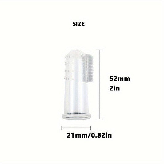 Pet Finger Toothbrush for Cats Soft Bristles Dental Hygiene