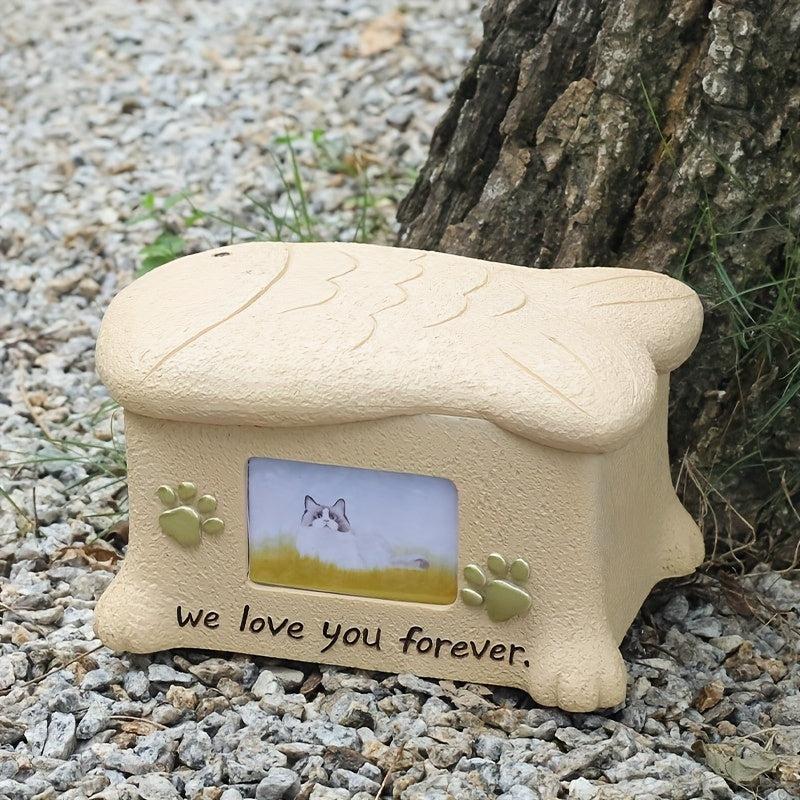 Pet Resin Urn Dog Ashes Container Ashes Holder Memorial Cremation Urns Cats Ashe