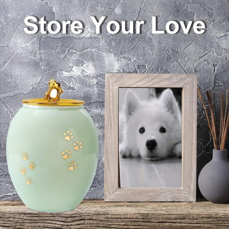 Pet Ceramic Urn Dog Ashes Container Ashes Holder Memorial Cremation Urns