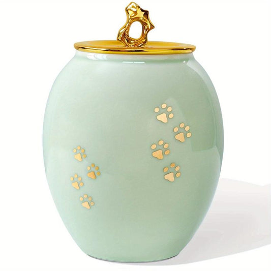 Pet Ceramic Urn Dog Ashes Container Ashes Holder Memorial Cremation Urns