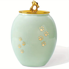 Pet Ceramic Urn Dog Ashes Container Ashes Holder Memorial Cremation Urns
