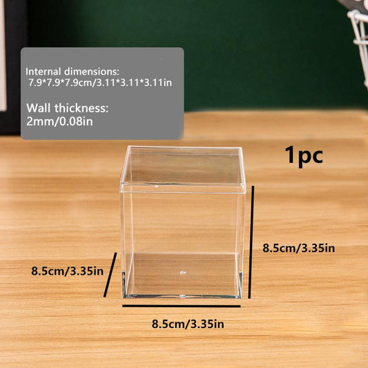 Square Acrylic Dustproof Storage Box for Hand Models
