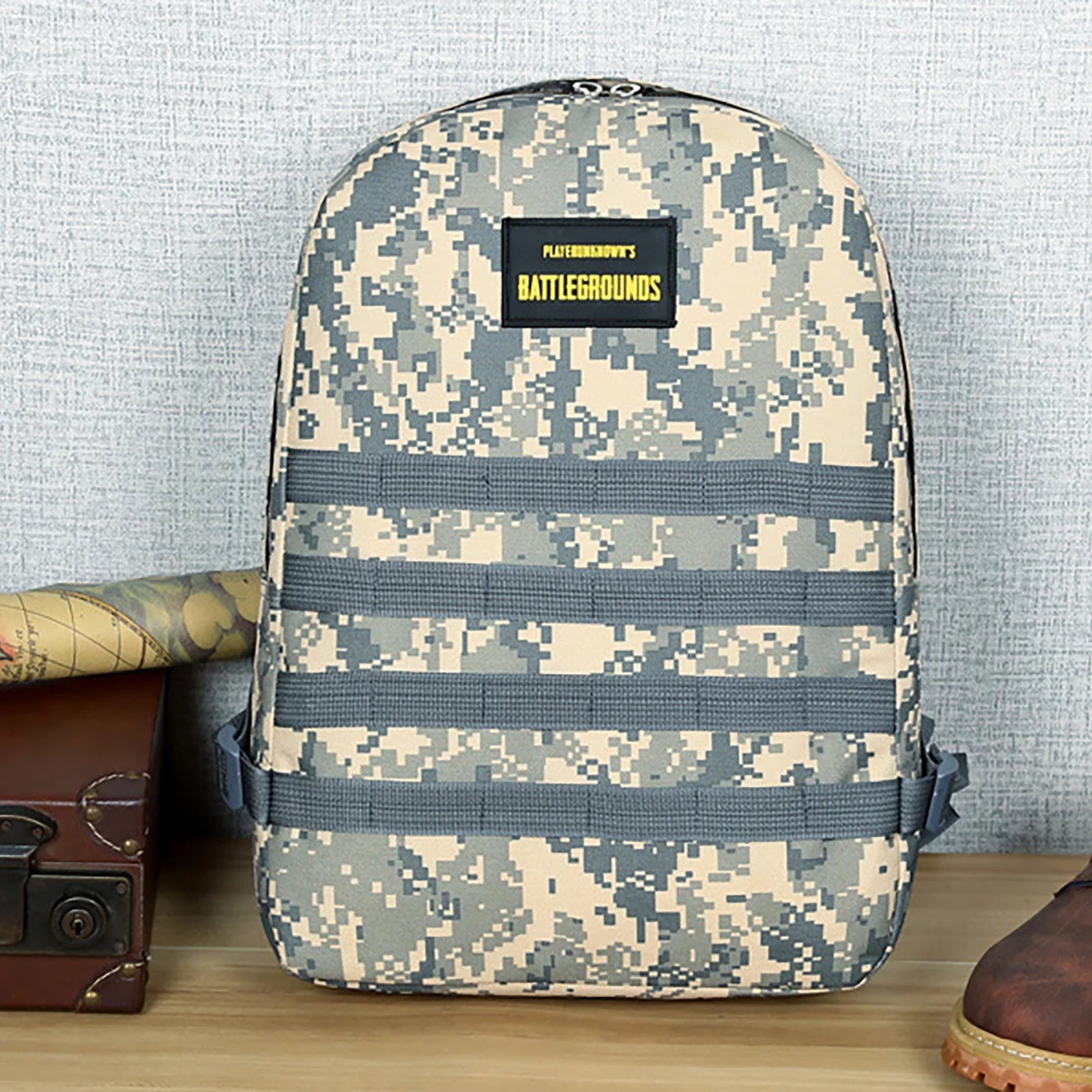 Durable Camo Backpack for Men Outdoor Travel Work School Camping