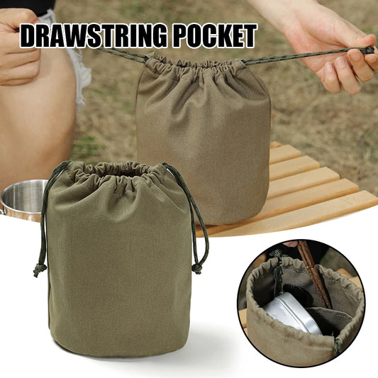 Canvas Storage Bag for Camping Tableware