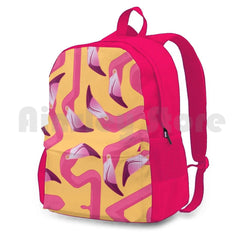 Flamingo Maze Hiking Backpack Waterproof Camping
