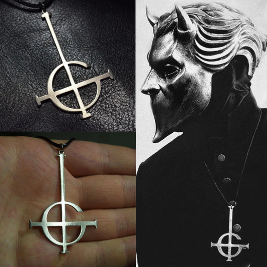 Ghost bc Nameless Ghoul Necklace Pendant Grucifix Patch Jewelry