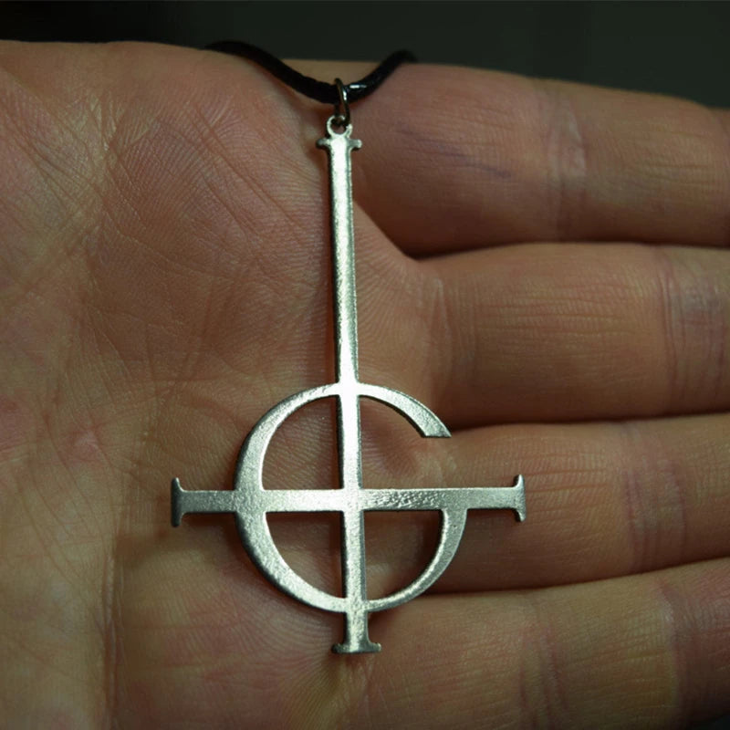 Ghost bc Nameless Ghoul Necklace Pendant Grucifix Patch Jewelry