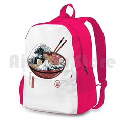 Ramen Wave Hiking Backpack Waterproof Camping Travel