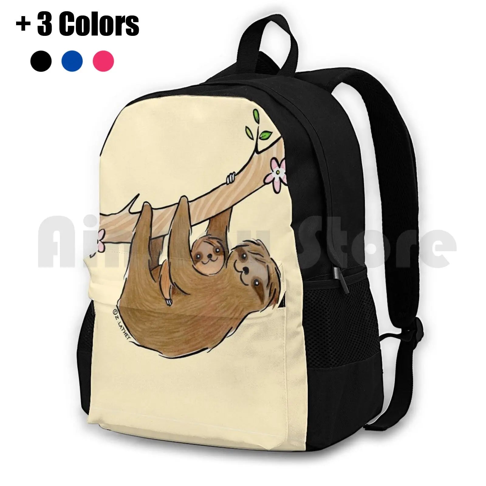 Sloth Hiking Backpack Waterproof Camping Travel