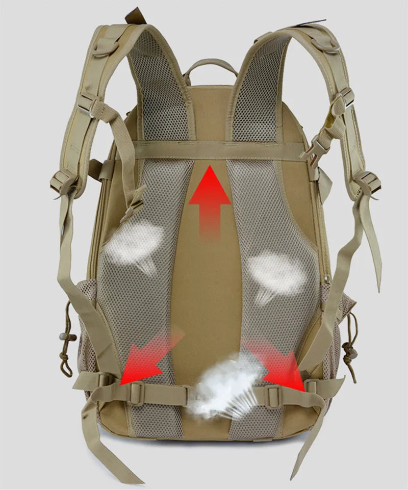 Military Camping Backpack 900D Oxford Cloth Waterproof Sports Bag